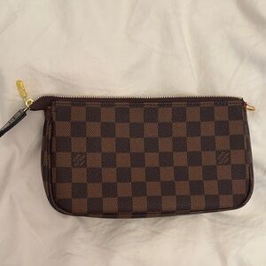 Brown Checkered Bag / Purse